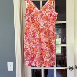 Lilly Pulitzer Pink Heron Print Dress